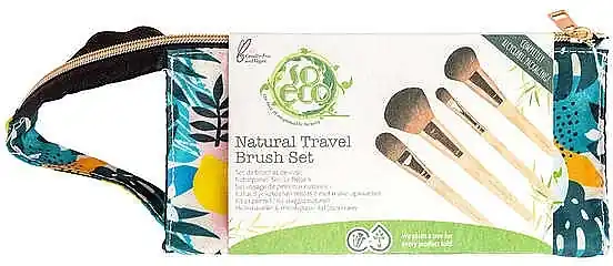 Travel Makeup Brush Set in Cosmetic Bag - Accessories