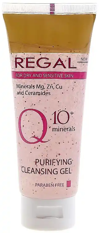 Face Cleansing Gel for Dry & Sensitive Skin "Q10 + Minerals" - Skin Care Products