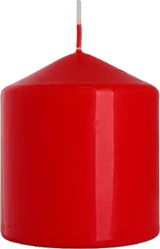 Cylindrical Candle 80x90 mm, red - Accessories