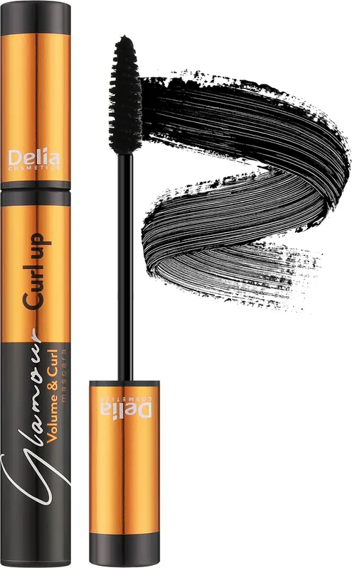 Delia Glamour Volume&Length Mascara Curl-UP