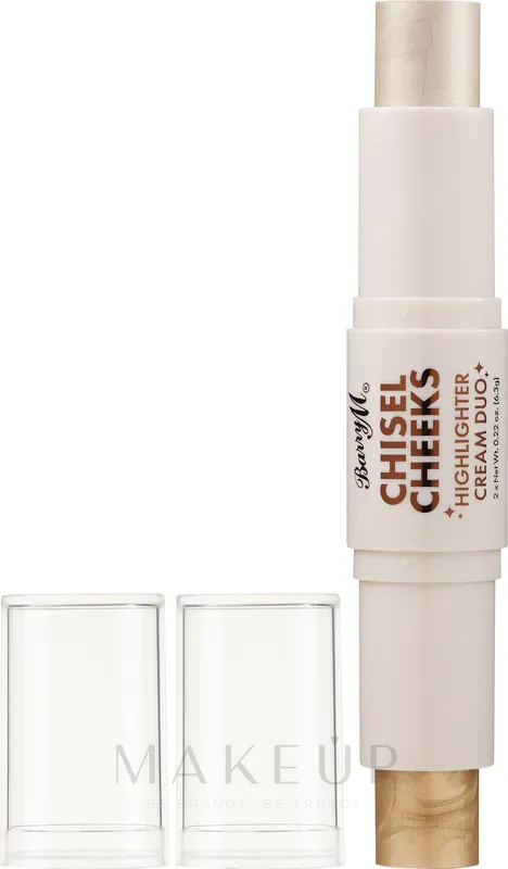 Barry M Chisel Cheeks Highlighter Cream Duo - Makeup