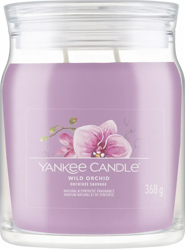 Scented Candle in Jar 'Wild Orchid', 2 wicks - Bath and Body