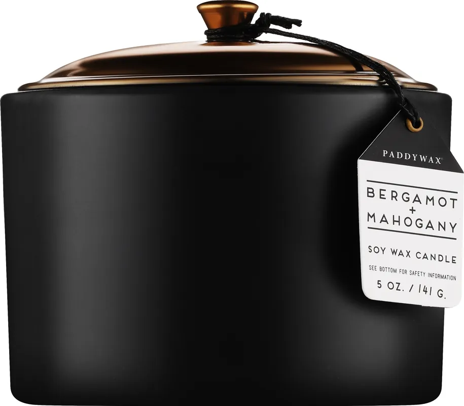 Scented Candle 'Bergamot & Mahogany' - Bath and Body