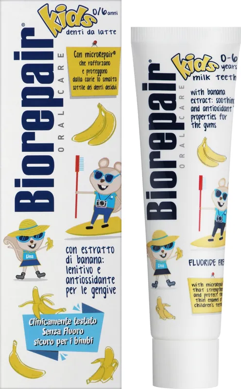 Happy Squirrels Kids Toothpaste, banana - Bath and Body