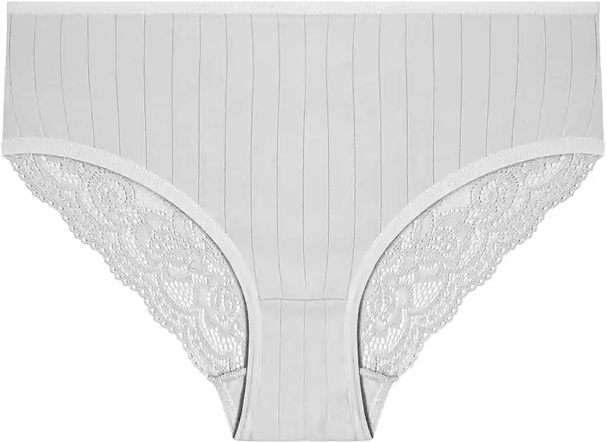 Women's lace bikini panties, grey - Clothes
