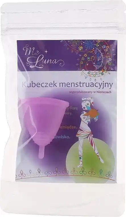 Menstrual Cup with Stem, size M, pink - Accessories