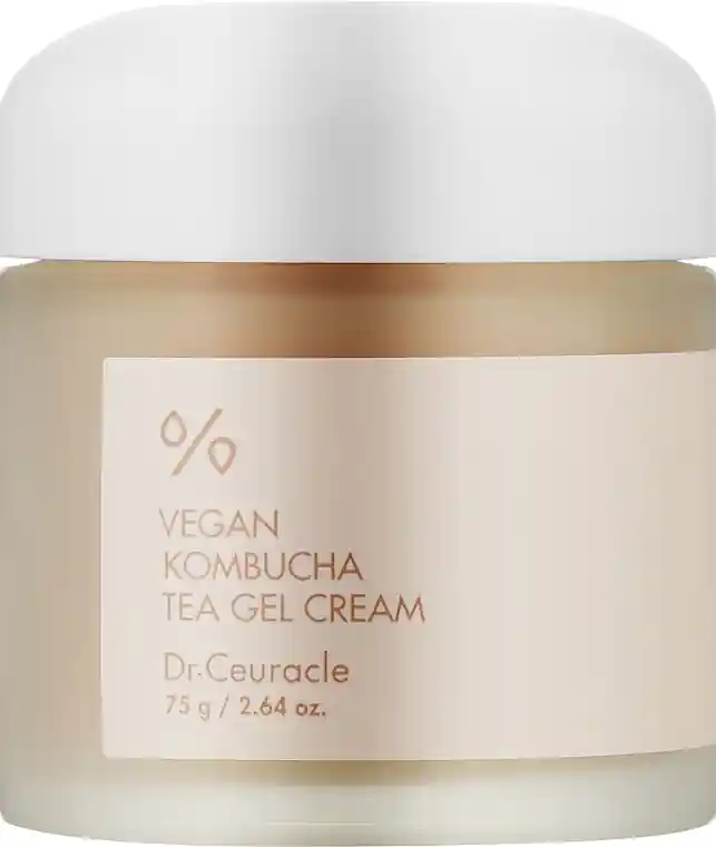 Vegan Facial Cream Gel with Kombucha Tea Extract - Skin Care Products