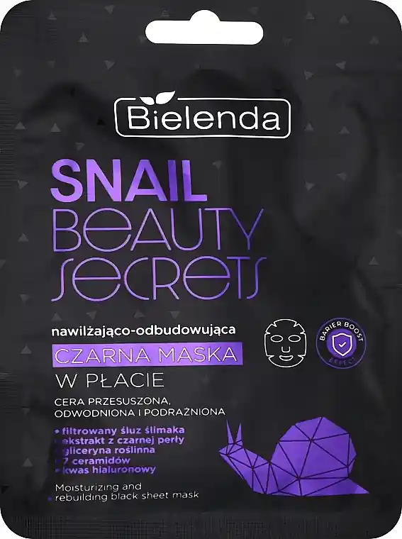 Moisturizing & Regenerating Black Sheet Mask - Skin Care Products