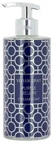 Purple Deluxe Cream Soap - Bath and Body