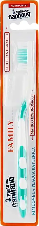 Family Toothbrush, soft, green - Bath and Body