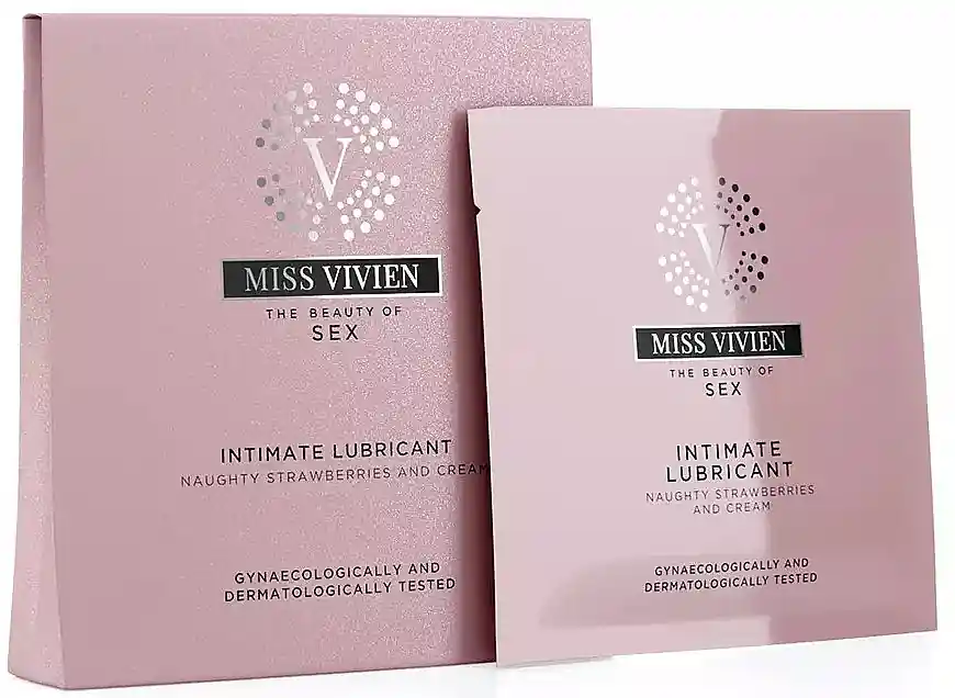 Water-Based Lubricant 'Naughty Strawberry with Cream'