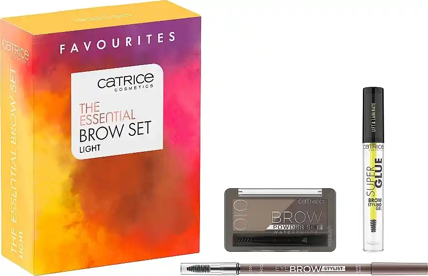 Catrice The Essential Brow Set Light (powder/4g + pencil/1,6g + gel/4ml) - Makeup