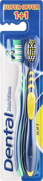 Total Clean Toothbrush, light 1+1 - Bath and Body