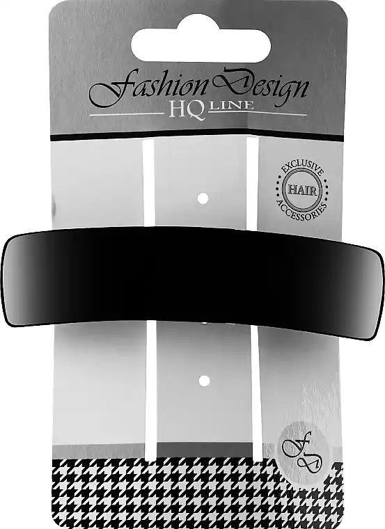 Fashion Design Hair Clip, shiny, black, 28526 - Accessories