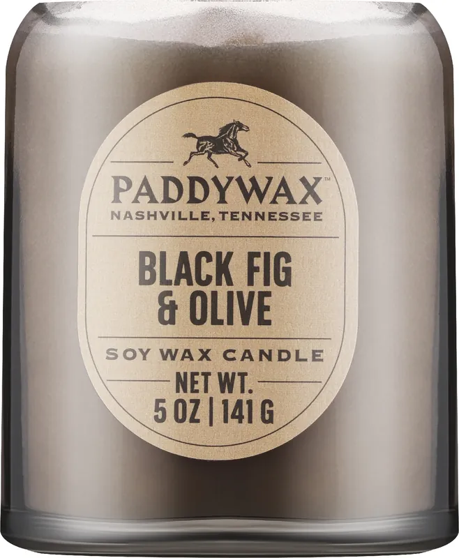 Black Fig & Olive Scented Candle - Bath and Body