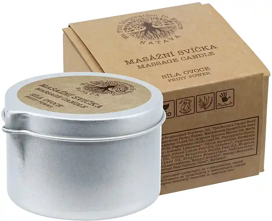 Fruit Power Massage Candle - Bath and Body