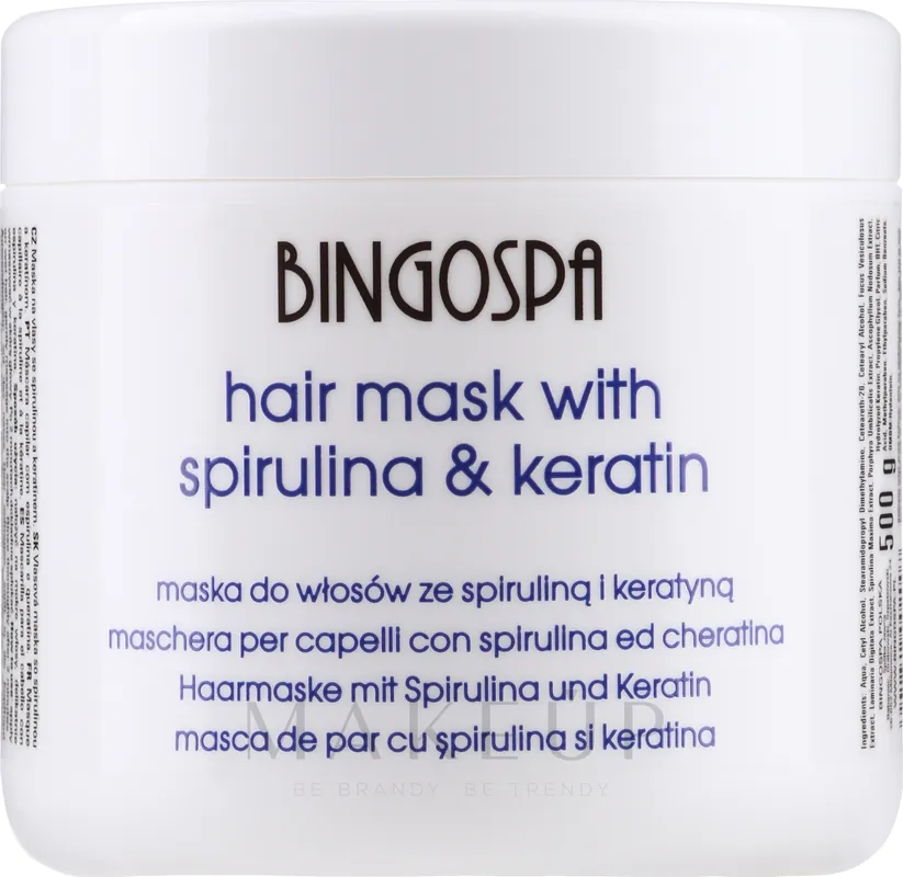 Spirulina Extract & Keratin Hair Mask