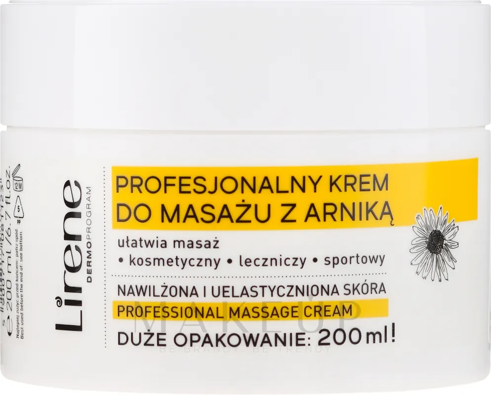 Massage Cream "Arnica" - Bath and Body
