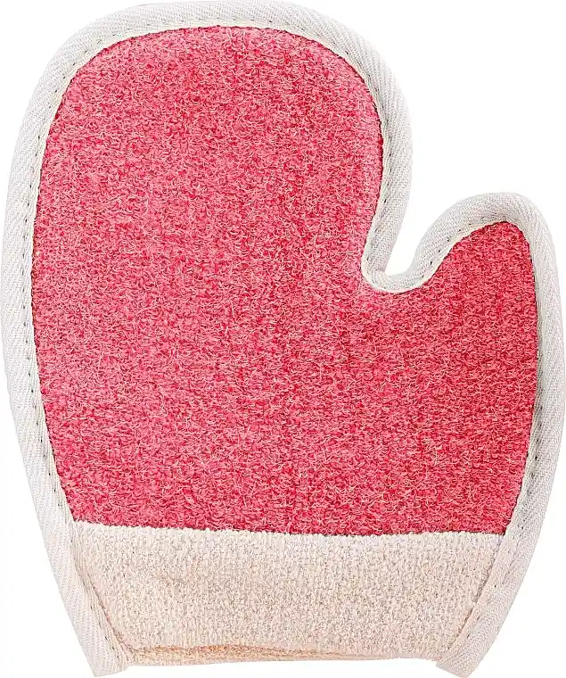 Thumb Massage Mitt, Cotton, Red - Accessories