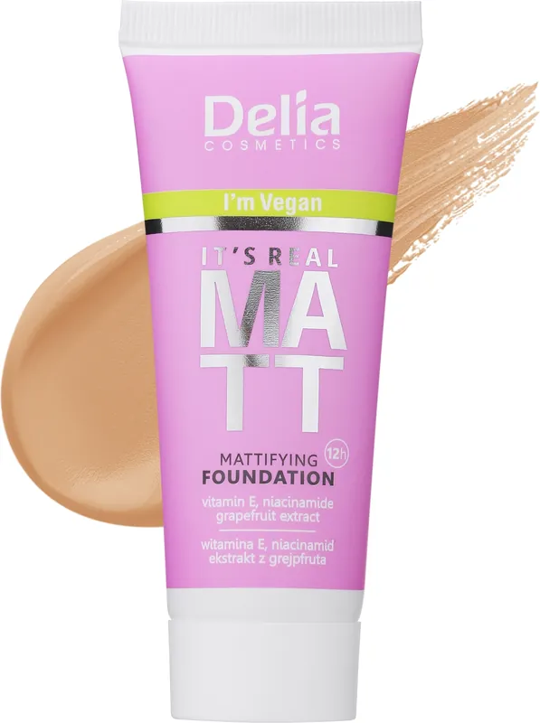 Delia It's Real Matt Mattifying Foundation - Makeup