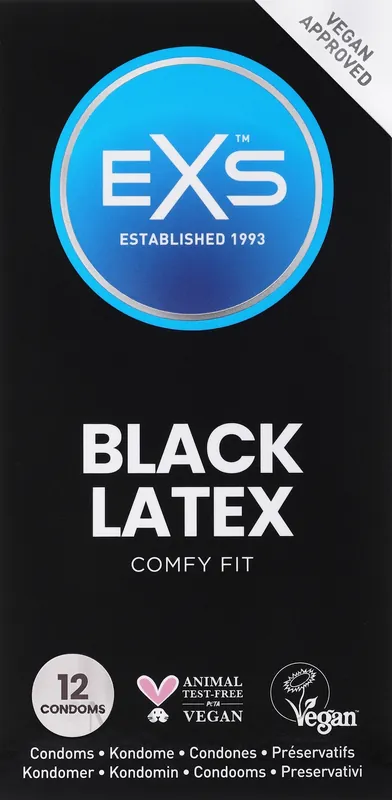 Black Condoms, 12pcs - Health & Care
