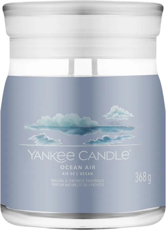 Scented Candle in Jar 'Ocean Air', 2 wicks - Bath and Body