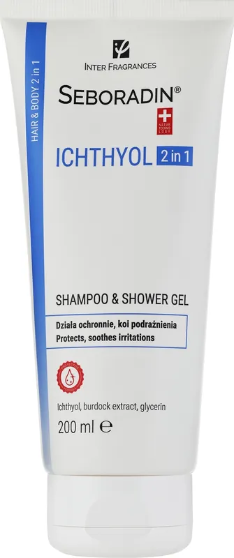Cleansing Ichtyol Shampoo & Shower Gel 2in1 - Bath and Body