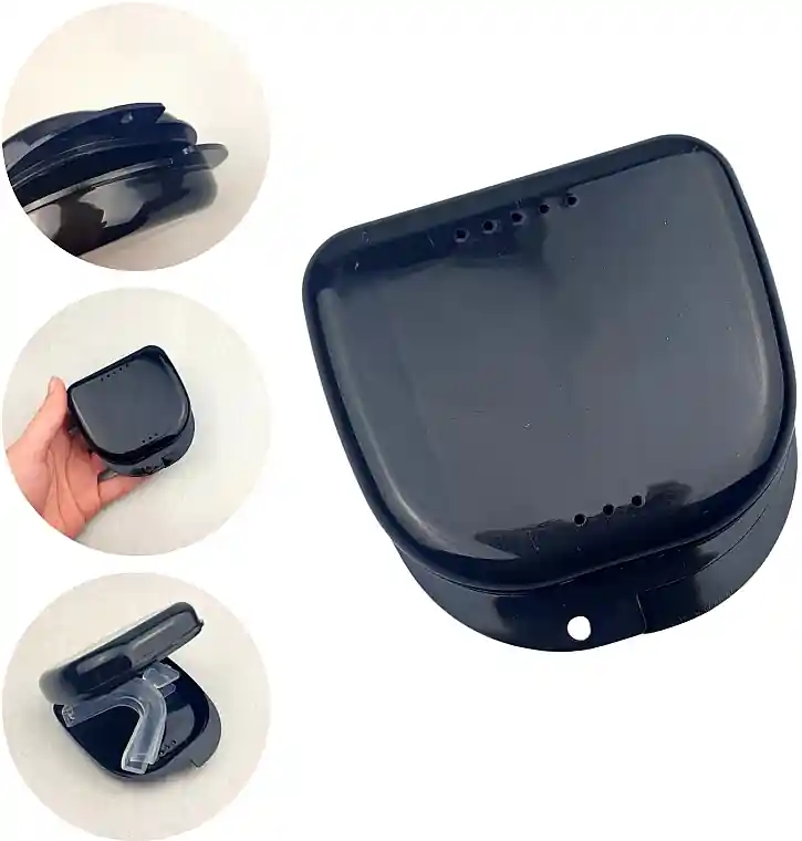 Denture Box, black - Bath and Body
