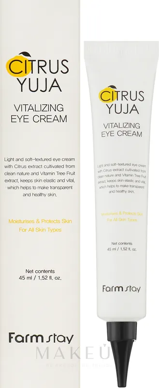 Yuzu Extract Refreshing Eye Cream - Skin Care Products