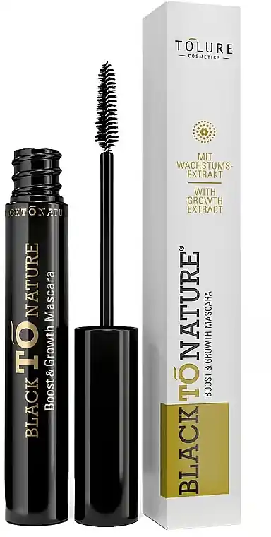 Tolure Cosmetics Black To Nature Boost & Growth Mascara - Makeup