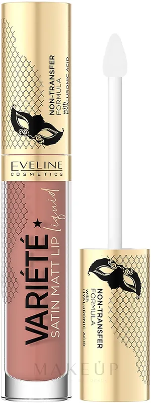 Eveline Cosmetics Variete Satin Matt Lip Liquid Lipstick - Makeup