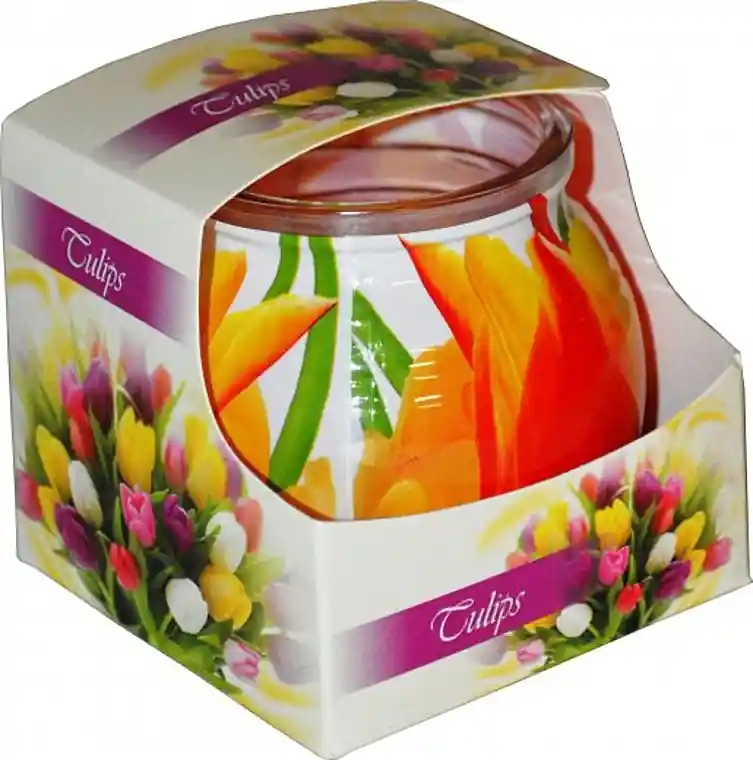 Candle in Glass Cover - Bath and Body