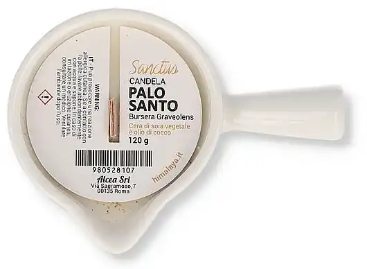 Palo Santo Scented Candle, white - Bath and Body