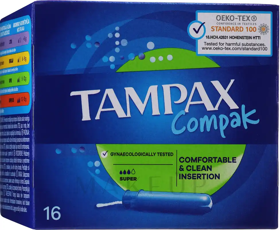 Tampons with Applicator, 16 pcs - Bath and Body