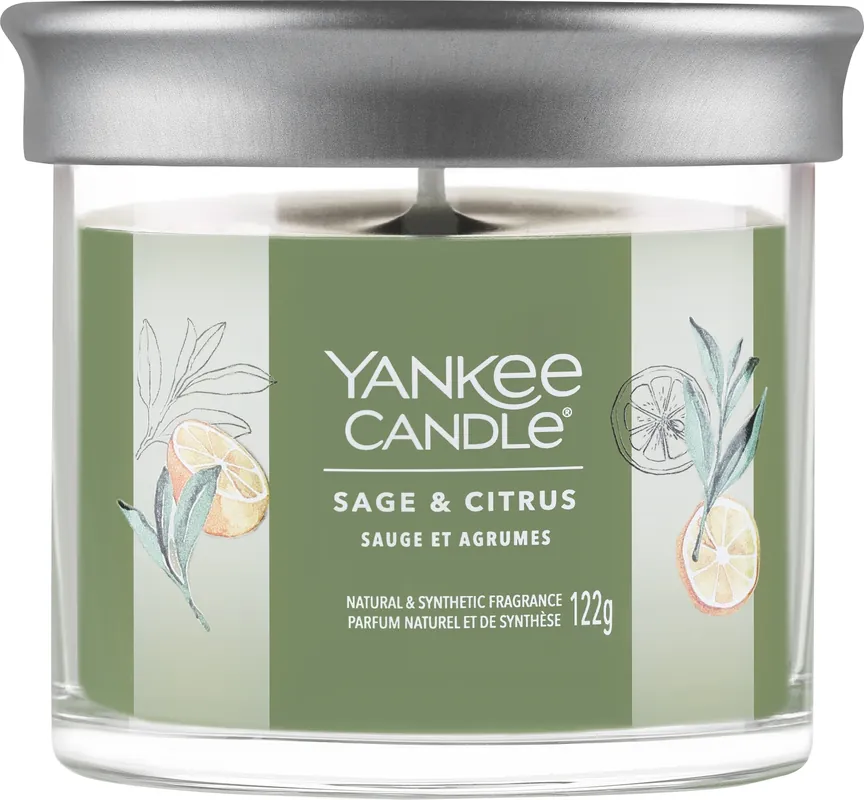 Sage & Citrus Scented Candle on Stand, 1 wick - Bath and Body