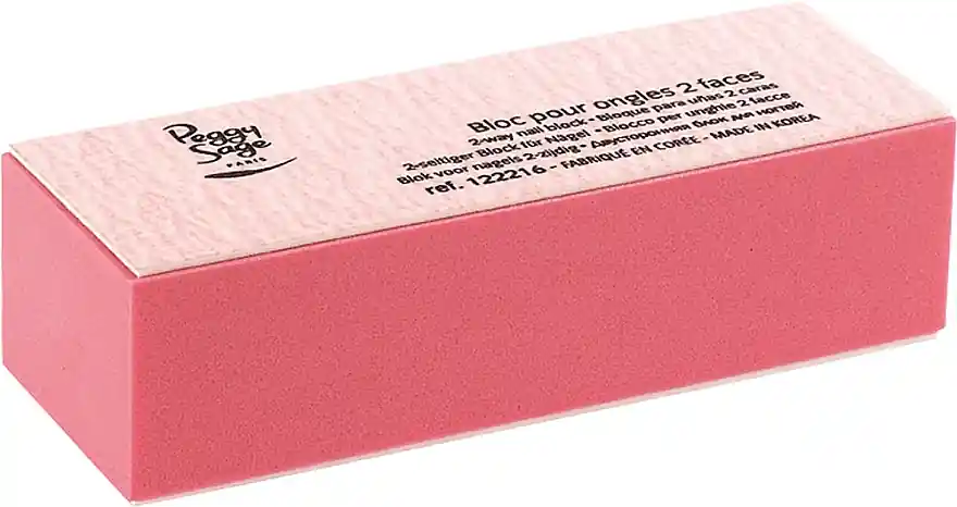 Double-Sided Nail Buffer, pink