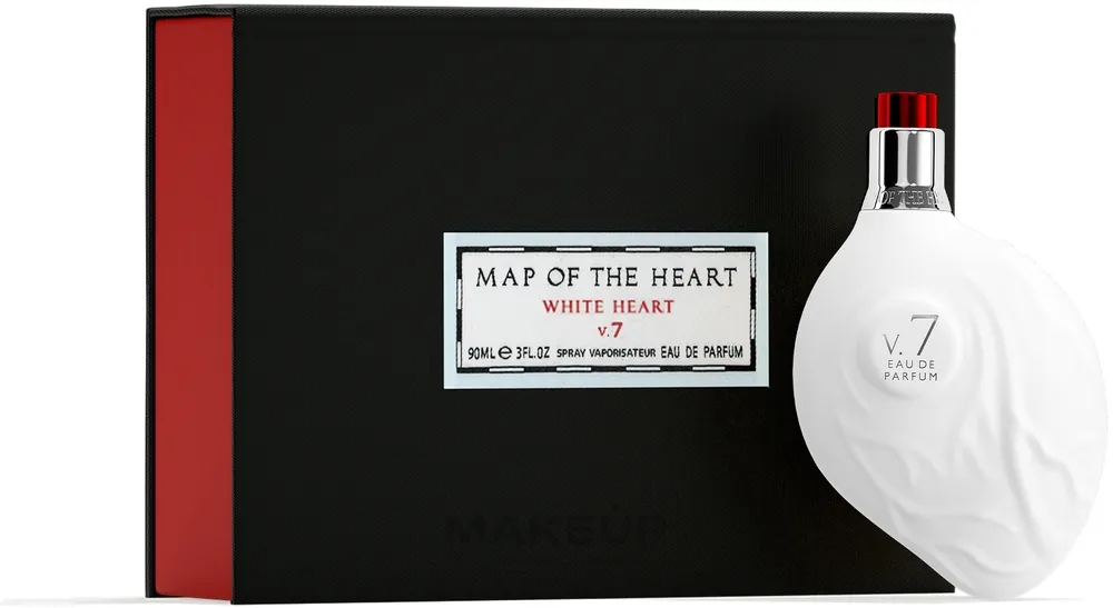 Map Of The Heart White Heart V.7 - Perfume