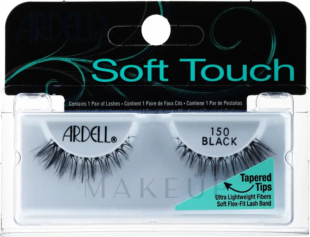 Ardell Soft Touch Eye Lashes Black 150 - Makeup
