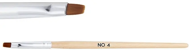 Wooden Gel Brush #4 - Accessories