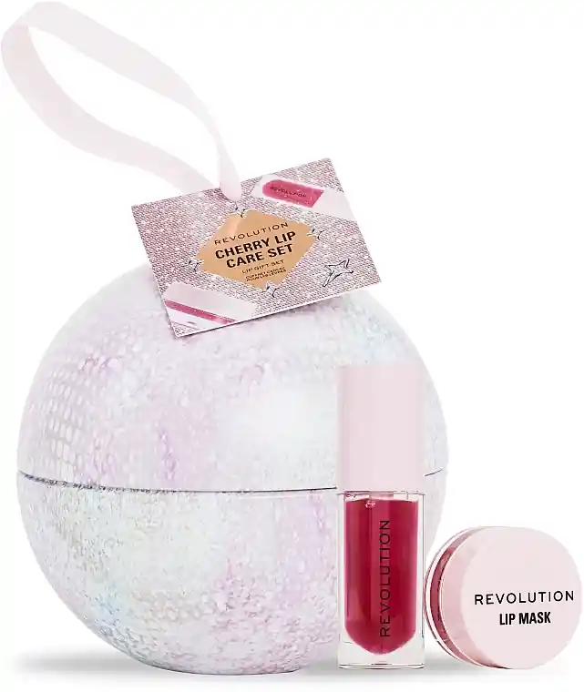 Makeup Revolution Cherry Lip Care (lip/oil/1pc + lip/mask/1pc)