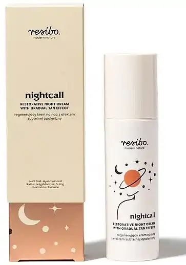 Revitalizing Night Cream with Gradual Tanning Effect - Skin Care Products