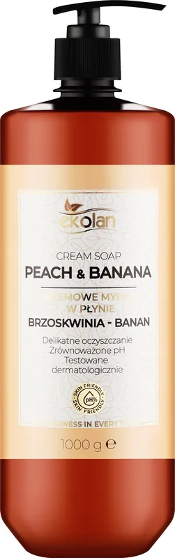 Peach & Banana Cream Soap - Bath and Body