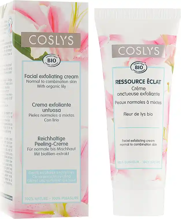 Exfoliating Face Cream with Lily Extract for Normal & Combination Skin - Skin Care Products