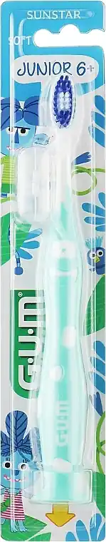 Junior Monster Toothbrush, turquoise - Bath and Body