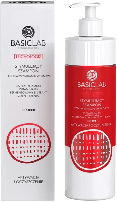 Invigorating Shampoo Against Hair Loss with 3% Niacinamide