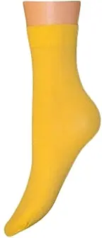 Women Socks 'Katrin', 40 Den, limone - Clothes