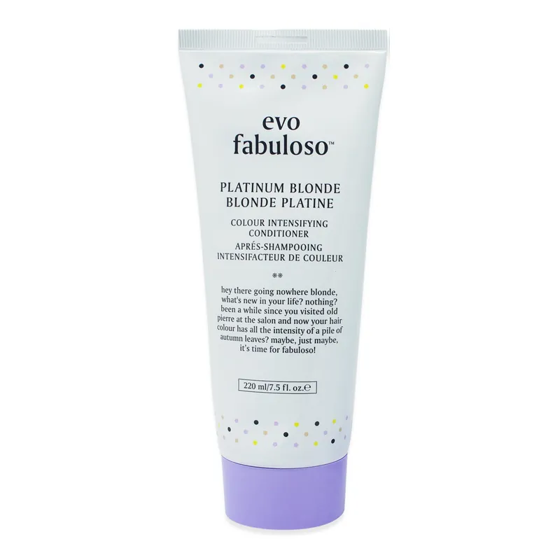 EVO FABULOSO Platinum Blonde Colour Intensifying Conditioner