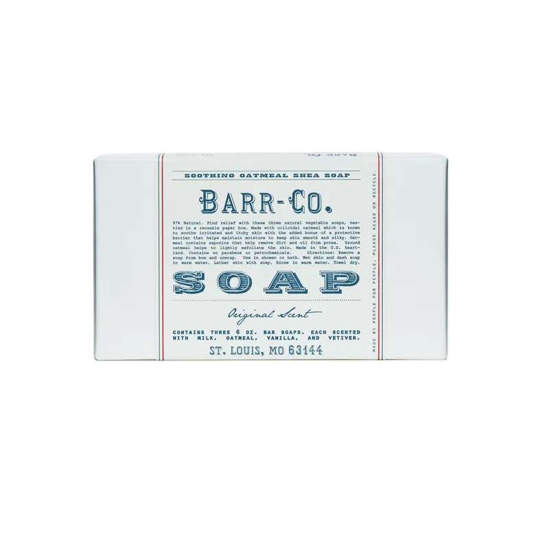 BARR-CO. ORIGINAL SCENT BAR SOAP GIFT SET