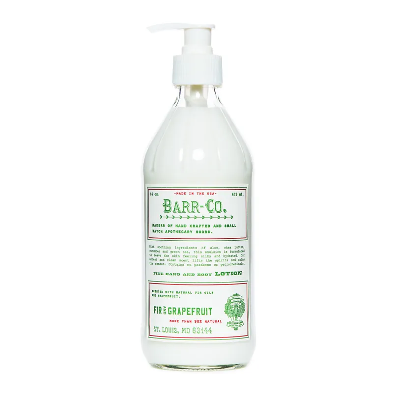 BARR-CO. FIR & GRAPEFRUIT SHEA BUTTER LOTION