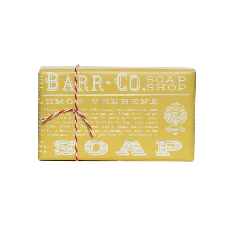 BARR-CO. LEMON VERBENA TRIPLE MILLED BAR SOAP